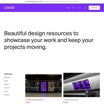 Liquid Mockups