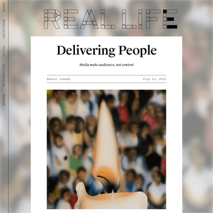 Delivering People — Real Life