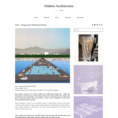 Hidden Architecture » Zeus - Proposal for Waterfront Pineta - Hidden Architecture