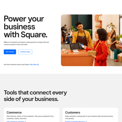 Square | Solutions For Your Small, Medium &amp; Large Business