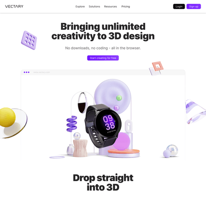 Vectary - Free online 3D design and Augmented Reality platform