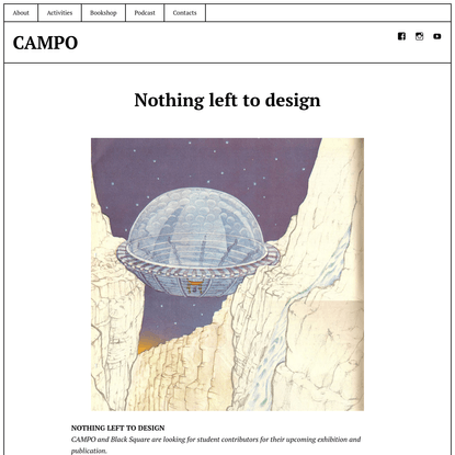 Nothing left to design - CAMPO