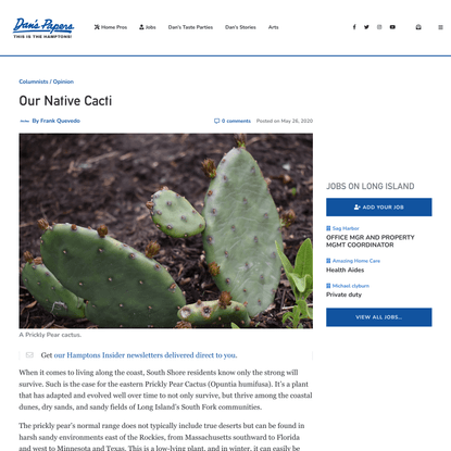 Our Native Cacti – Dan’s Papers