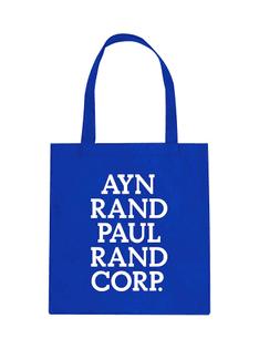New Documents - Ayn Rand/Paul Rand Tote