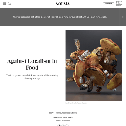 Against Localism In Food | NOEMA