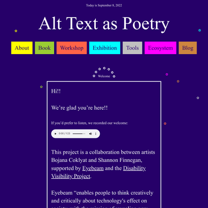 Alt Text as Poetry