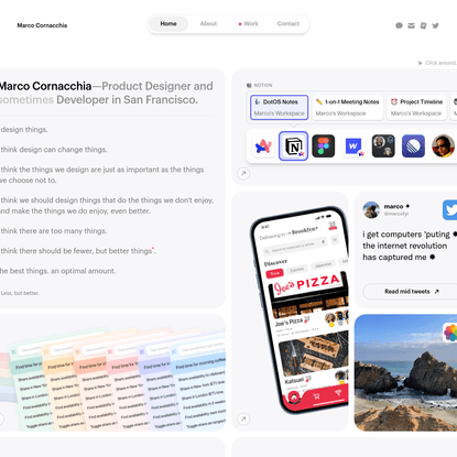 Marco Cornacchia-Product Designer in SF