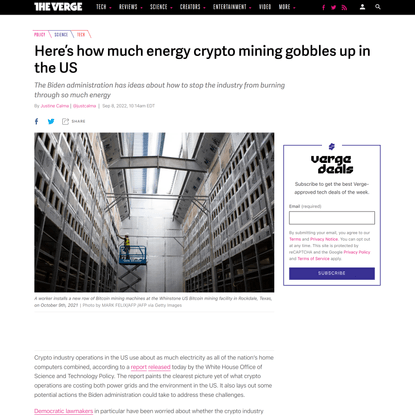 Here’s how much energy crypto mining gobbles up in the US
