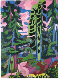 Ernst Ludwig Kirchner — Wildboden, Bergwald — 1927-28