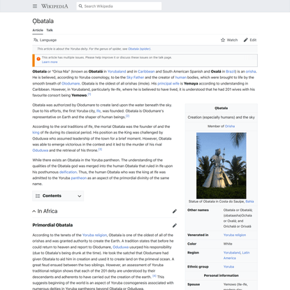 Ọbatala - Wikipedia