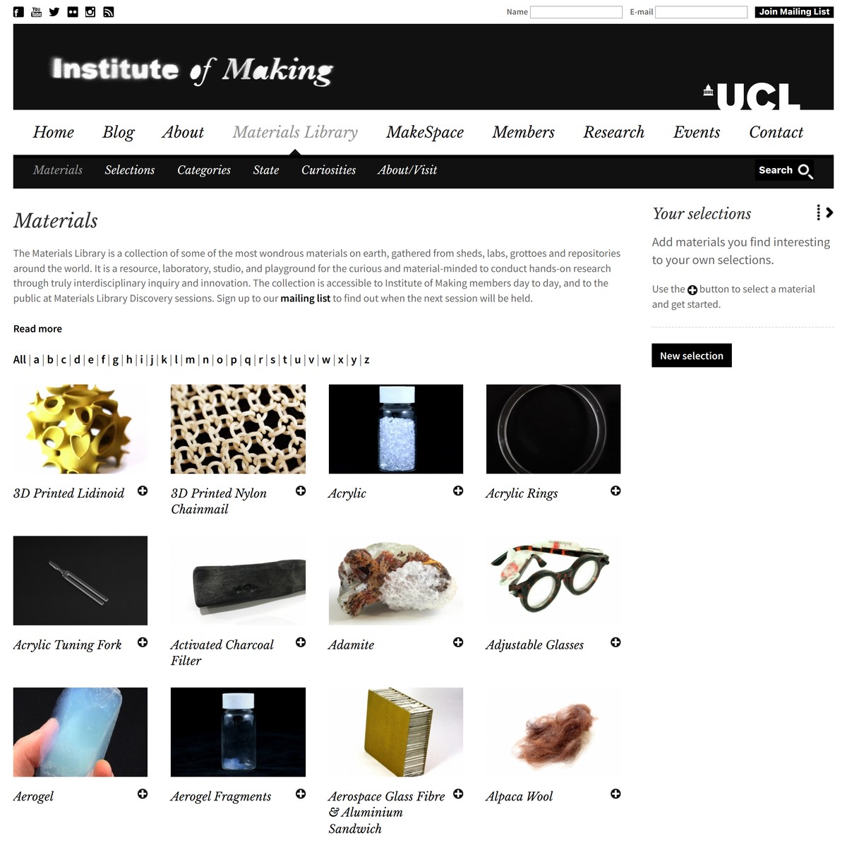 Materials Materials Library — Are.na