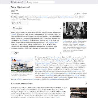 Spiral (Stockhausen) - Wikipedia