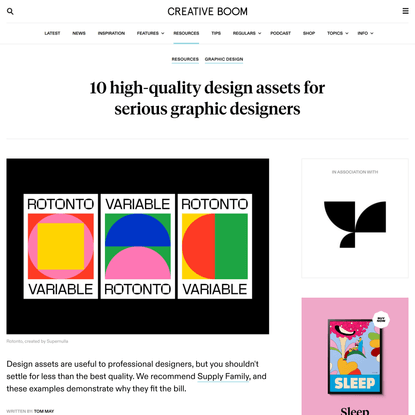 10 high-quality design assets for serious graphic designers