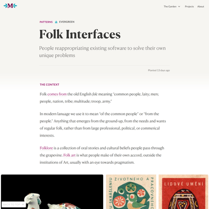 Folk Interfaces