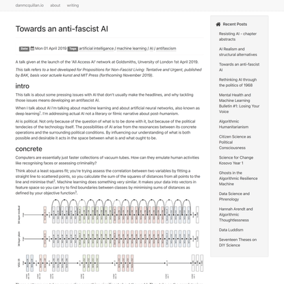 Towards an anti-fascist AI