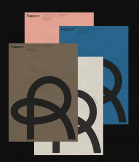 Rapport. Identity Design by @jho.kr for a clothing parallel import company