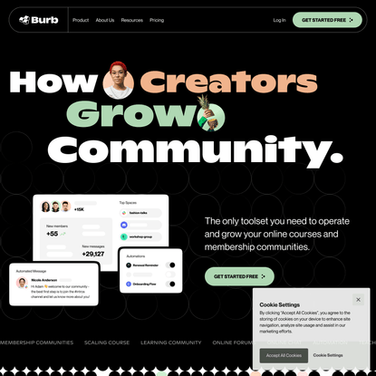 Burb - How Creators Grow Community