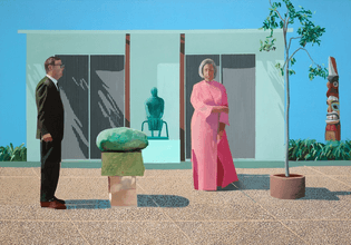 David Hammond, American Collectors (Fred and Marcia Weisman), 1968