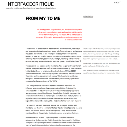 INTERFACECRITIQUE