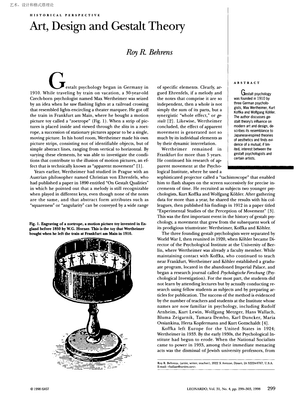 Art, Design and Gestalt Theory (EN/ZH)