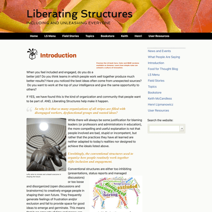 Liberating Structures - Introduction