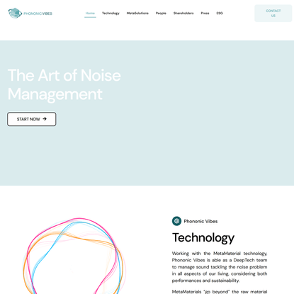Phononic Vibes - The Art of Noise Management