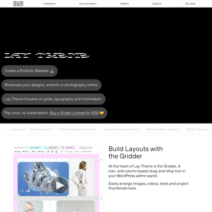 Lay Theme – Create a Portfolio Website