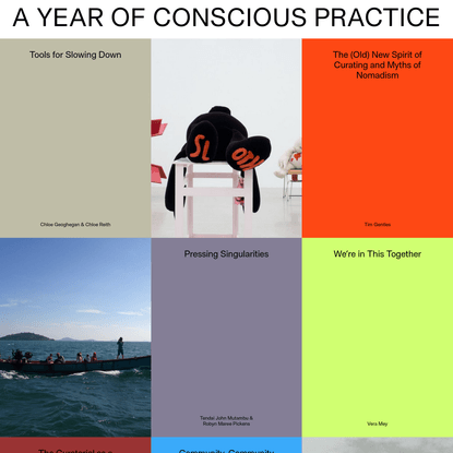 A Year of Conscious Practice