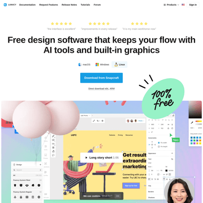 Lunacy - Free Design Software for Win, Mac, Linux