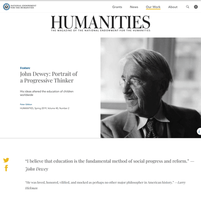 John Dewey: Portrait of a Progressive Thinker