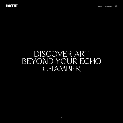 Docent — Personalized Discovery App for Contemporary Art