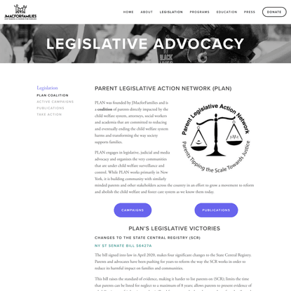 Parent Legislative Action Network — JMacForFamilies