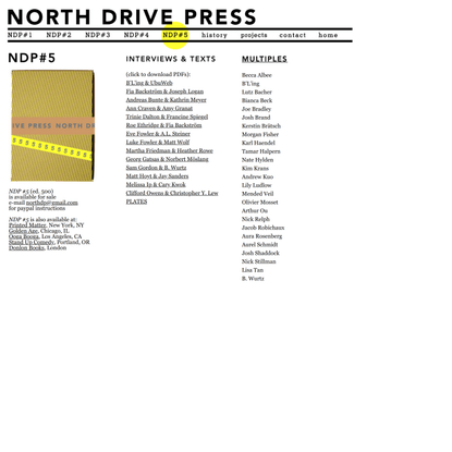 North Drive Press