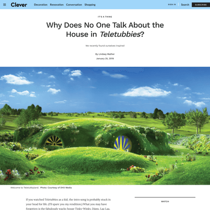 Why Does No One Talk About the House in Teletubbies?