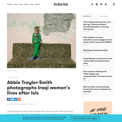 Abbie Trayler-Smith photographs Iraqi women's lives after Isis