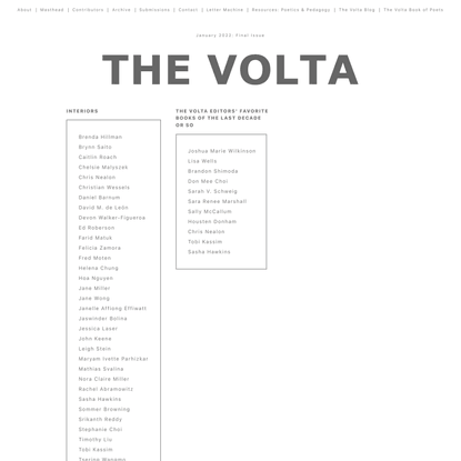 The Volta