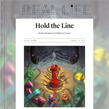 Hold the Line — Real Life