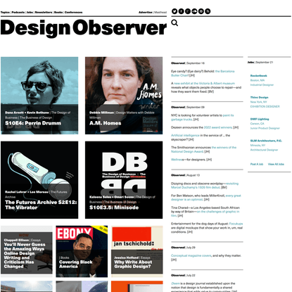 Design Observer: Writings on Design + Visual Culture: Design Observer