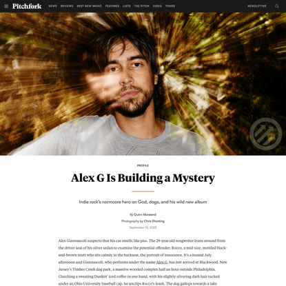 Alex G Is Building a Mystery