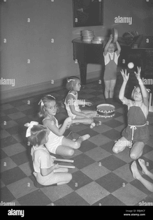 children-in-the-1930s-a-group-of-small-girls-at-a-dancing-school-playing-together-photo-kristoffersson-ref-13-2-sweden-1939-...