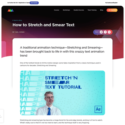 How to Stretch and Smear Text