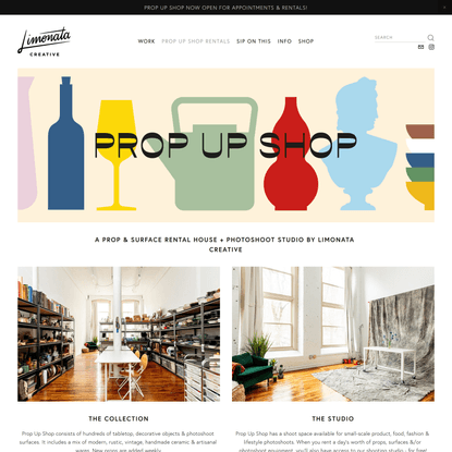ABOUT PROP UP SHOP — LIMONATA CREATIVE CONSULTING