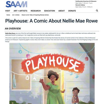 Playhouse: A Comic About Nellie Mae Rowe