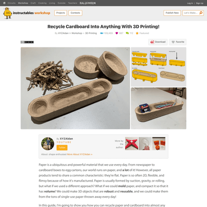 Recycle Cardboard Into Anything With 3D Printing!