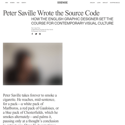 Peter Saville Wrote the Source Code