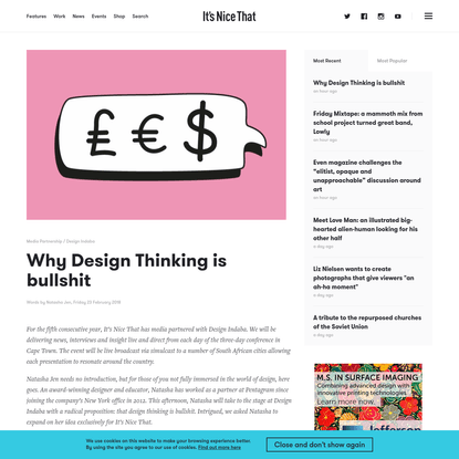 Why Design Thinking is bullshit