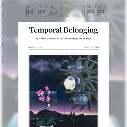 Temporal Belonging — Real Life
