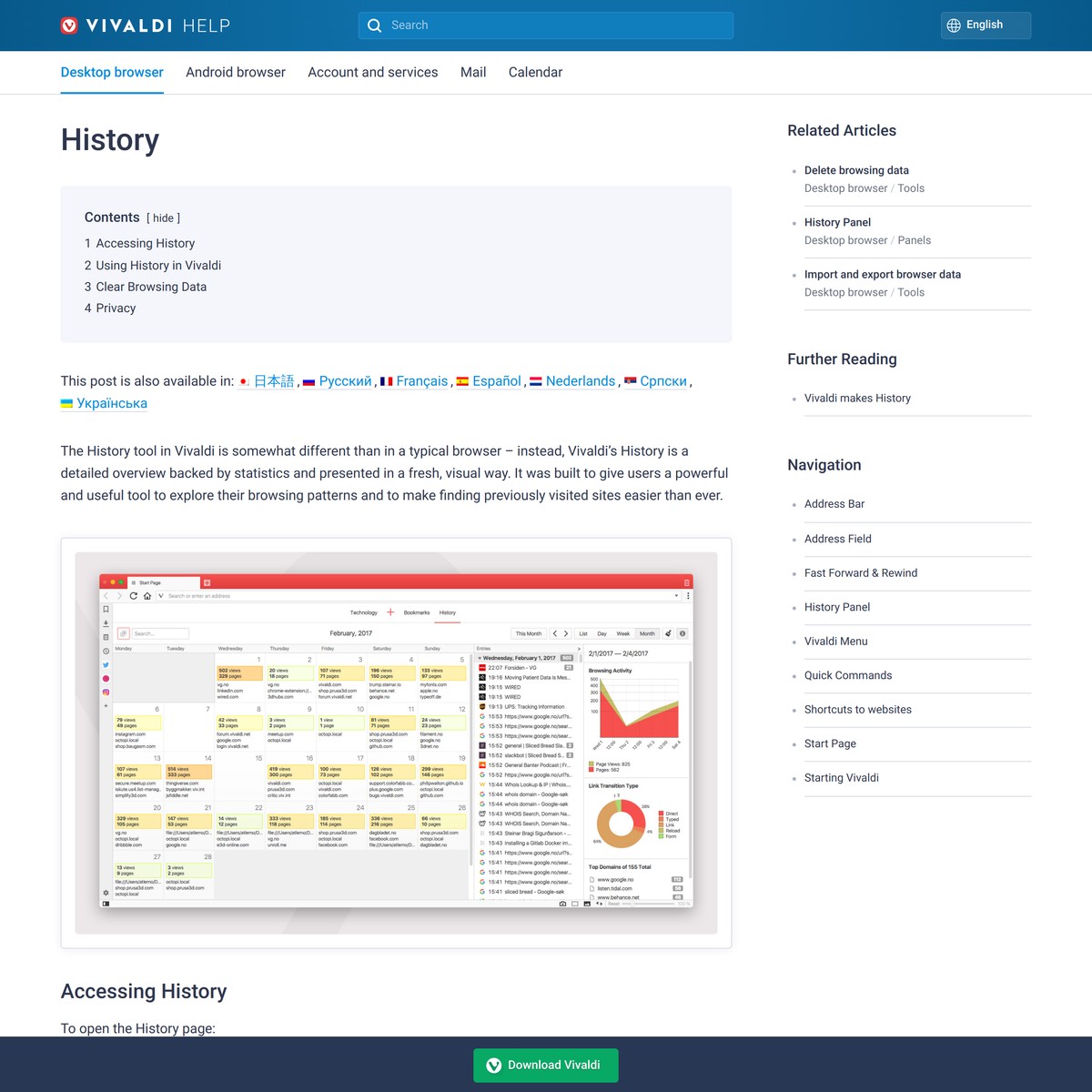 History Vivaldi Browser Help — Are.na