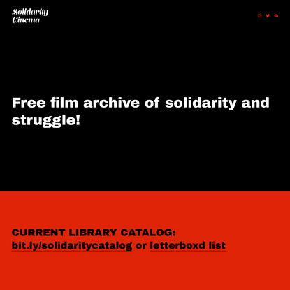 Solidarity Cinema
