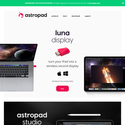 Astropad | Makers of Astropad Studio and Luna Display